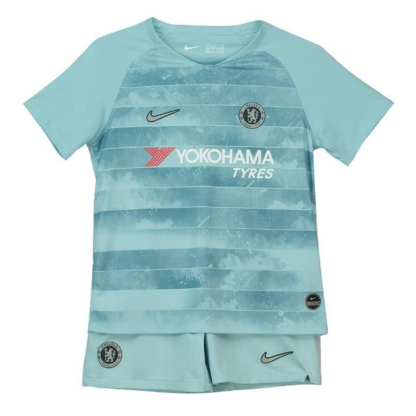 Camiseta Chelsea Replica Tercera Ropa Niños 2018/19 Azul